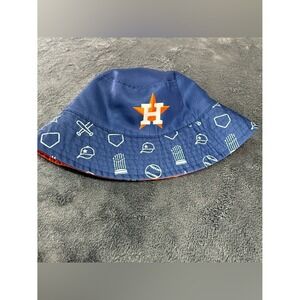 Buddies Club HOUSTON ASTROS Kids Blue/Orange Reversible Bucket Hat Boys Girls